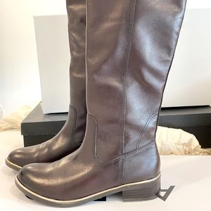 Brand new in box leather boots